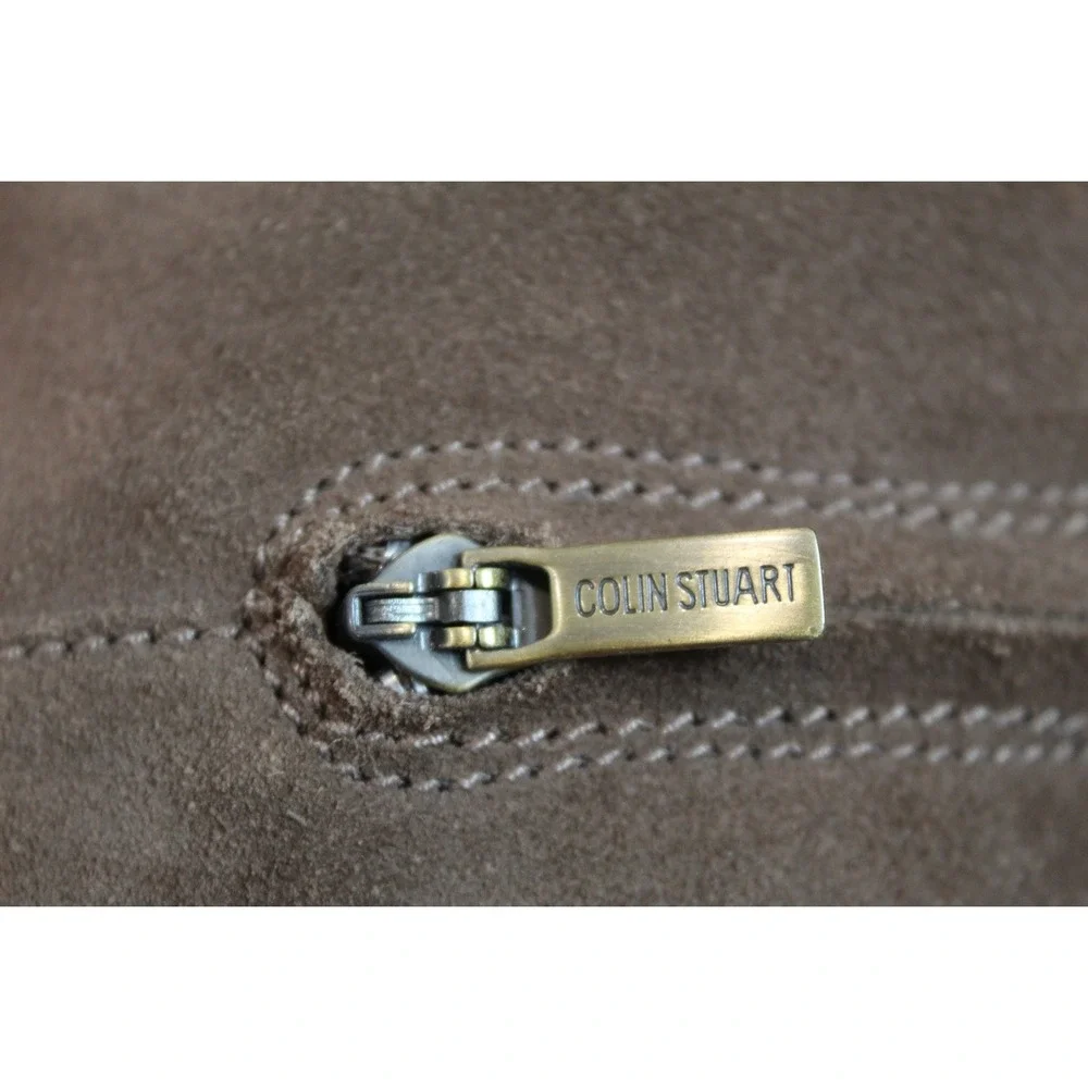 Colin‎ Stuart Brown Suede Over The Knee Flat Boots Buckle 8B 243502-F49